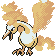 #146 Moltres sprite Oro
