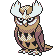 #164 Noctowl sprite Oro