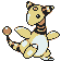 #181 Ampharos sprite Oro