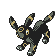 #197 Umbreon sprite Oro