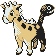 #203 Girafarig sprite Oro