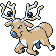 #234 Stantler sprite Oro