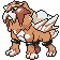 #244 Entei sprite Oro