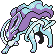 #245 Suicune sprite Oro