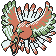 #250 Ho-Oh sprite Oro