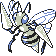 #015 Beedrill sprite Oro Shiny