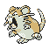 #020 Raticate sprite Oro Shiny
