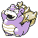#080 Slowbro sprite Oro Shiny