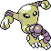 #106 Hitmonlee sprite Oro Shiny