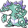 #160 Feraligatr sprite Oro Shiny