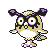 #163 Hoothoot sprite Oro Shiny