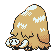 #221 Piloswine sprite Oro Shiny