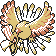 #250 Ho-Oh sprite Oro Shiny