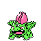 #002 Ivysaur sprite Plata