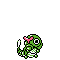 #010 Caterpie sprite Plata