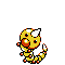 #013 Weedle sprite Plata
