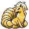 #038 Ninetales sprite Plata