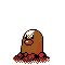 #050 Diglett sprite Plata