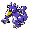 #055 Golduck sprite Plata