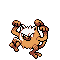 #056 Mankey sprite Plata