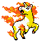 #078 Rapidash sprite Plata
