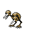 #084 Doduo sprite Plata