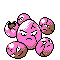 #102 Exeggcute sprite Plata
