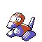 #137 Porygon sprite Plata