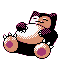#143 Snorlax sprite Plata
