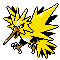 #145 Zapdos sprite Plata