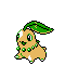 #152 Chikorita sprite Plata