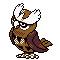 #164 Noctowl sprite Plata