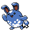 #184 Azumarill sprite Plata