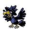 #198 Murkrow sprite Plata