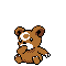 #216 Teddiursa sprite Plata