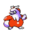 #225 Delibird sprite Plata