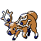 #234 Stantler sprite Plata