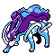 #245 Suicune sprite Plata