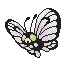 #012 Butterfree sprite Plata Shiny