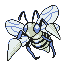 #015 Beedrill sprite Plata Shiny