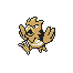 #021 Spearow sprite Plata Shiny