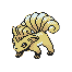 #037 Vulpix sprite Plata Shiny