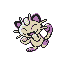 #052 Meowth sprite Plata Shiny