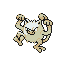 #056 Mankey sprite Plata Shiny