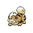 #058 Growlithe sprite Plata Shiny