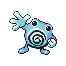 #061 Poliwhirl sprite Plata Shiny