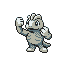 #066 Machop sprite Plata Shiny