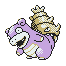 #080 Slowbro sprite Plata Shiny