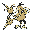 #085 Dodrio sprite Plata Shiny