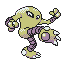 #106 Hitmonlee sprite Plata Shiny